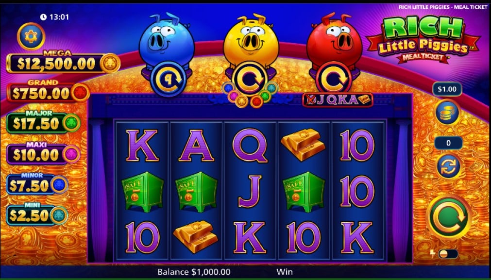 Multiple JACKPOTS !! Amazing ! Rich Little Piggies Slot 🤑 