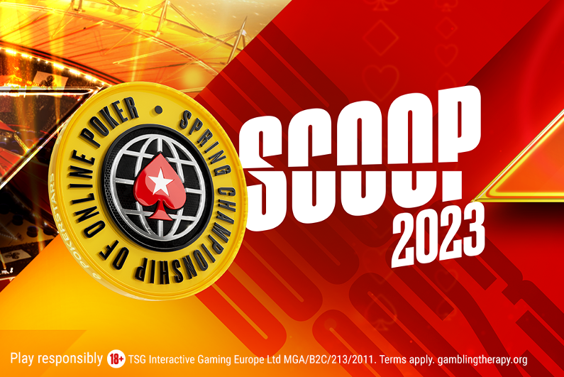 Spanduk SCOOP PokerStars 2023