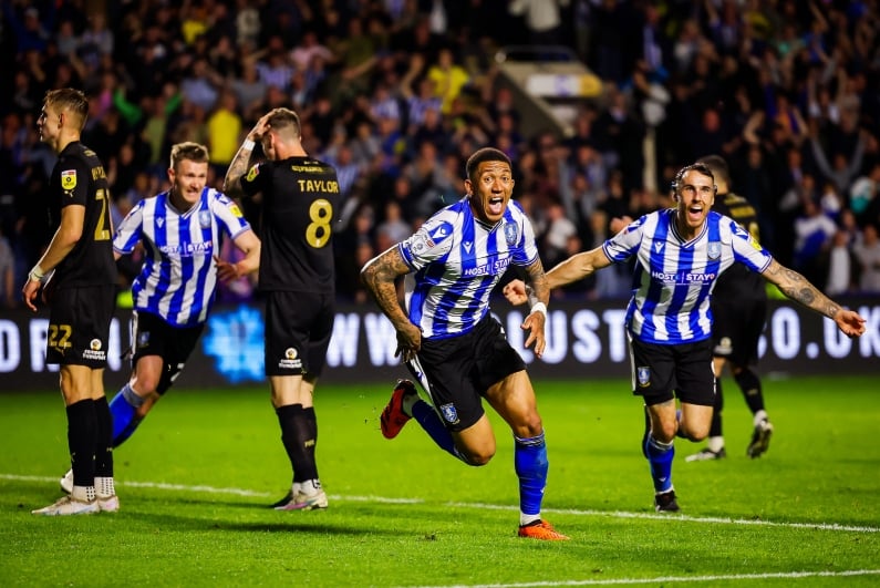 Sheffield Wednesday celebrating