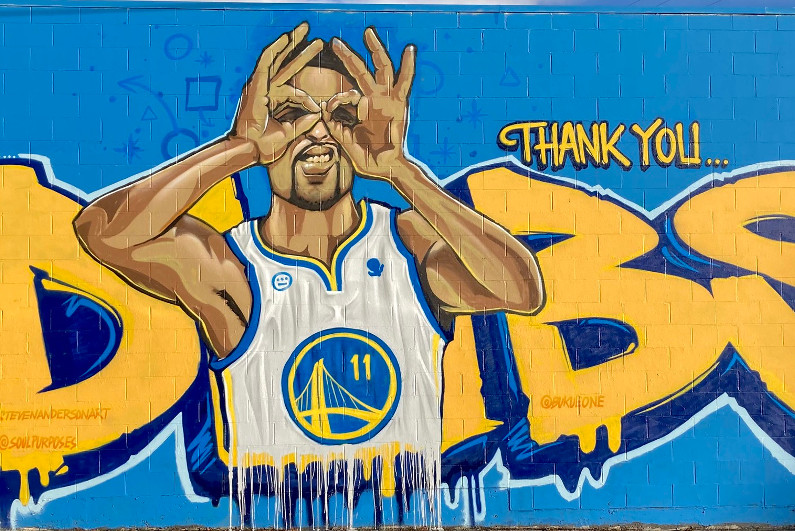 Klay Thompson mural