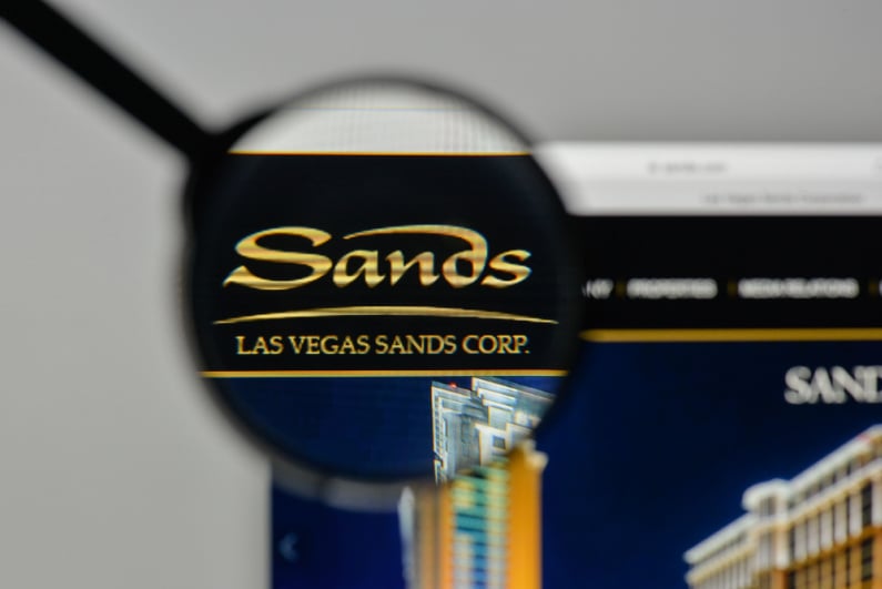 Logo Sands di situs web perusahaan