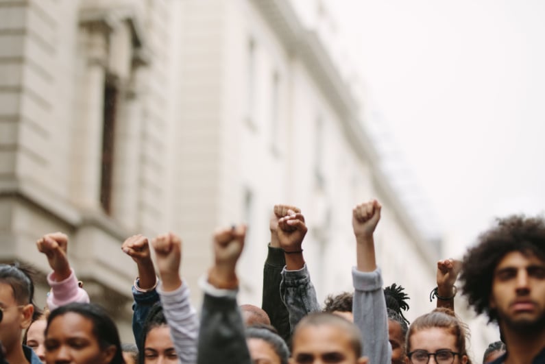 People protesting