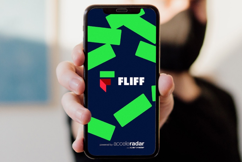 Fliff logo on phone