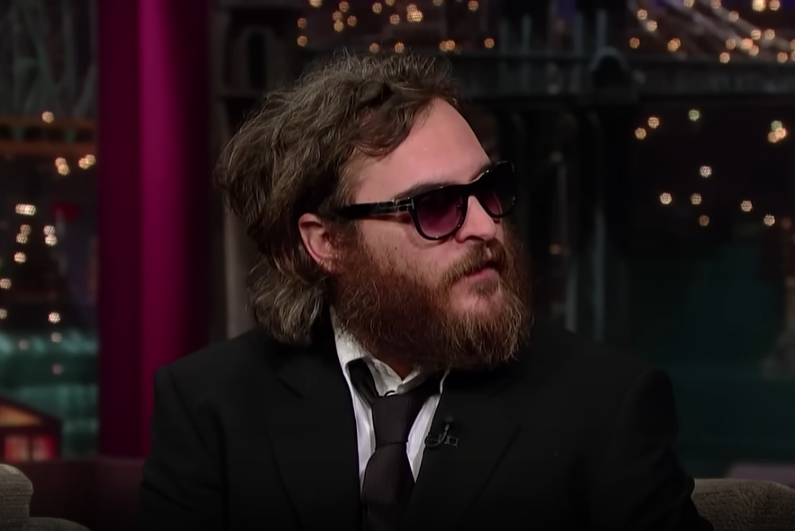 Joaquin Phoenix on Letterman