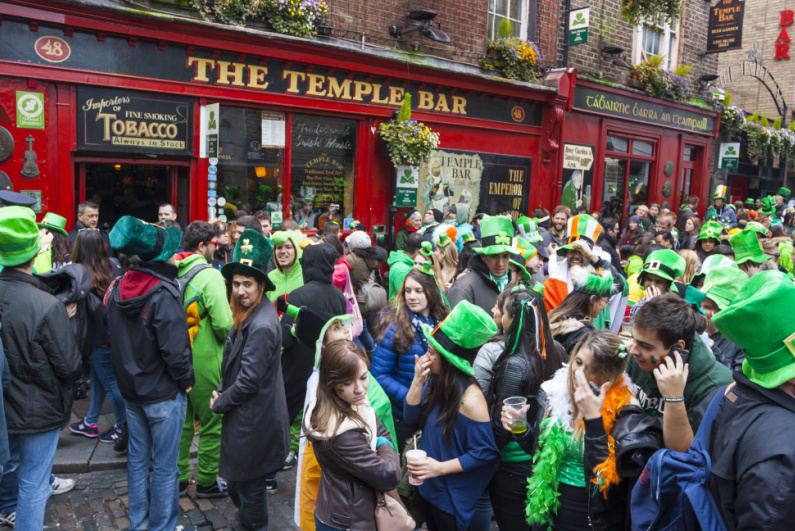 St. Patrick's Day celebration in Dublin