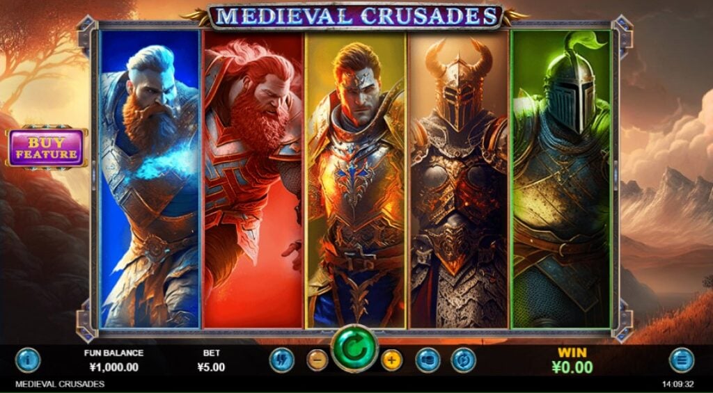 Medieval Crusades Slots by RTG