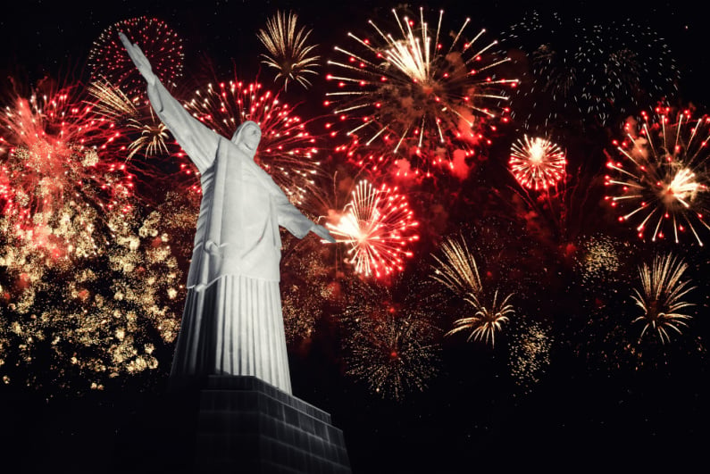 Rio fireworks