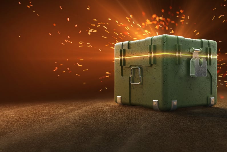 Loot box visual