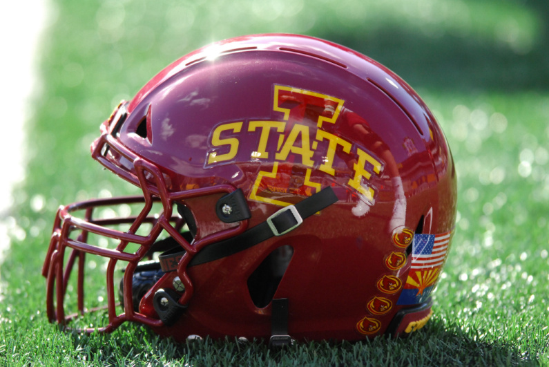 Iowa State football helmet