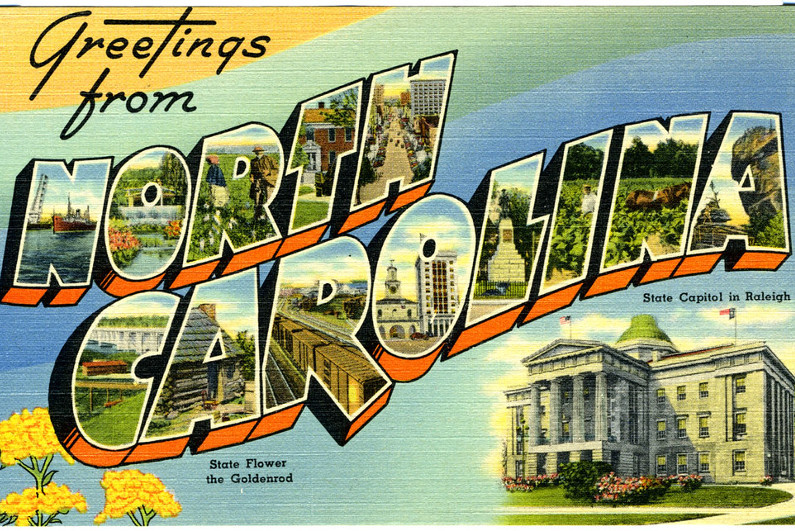 North Carolina postcard