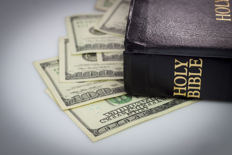 Holy Bible and money