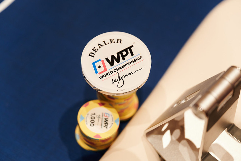 WPT World Championship dealer button