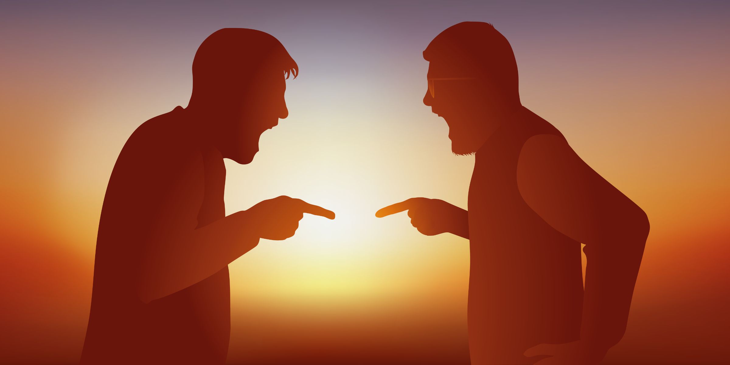 two men having an argument