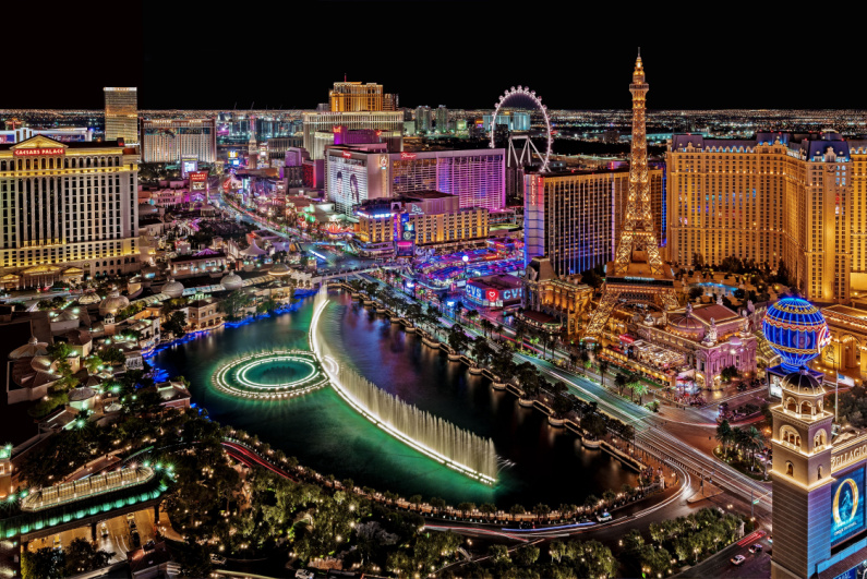 Las Vegas Strip at night