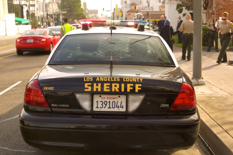 Los Angeles County Sheriff car