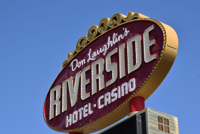 Riverside Casino sign