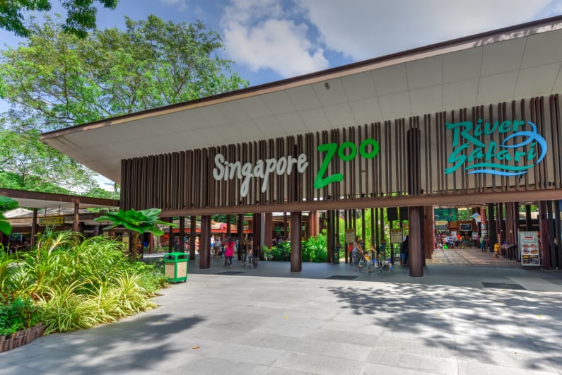 Singapore Zoo entrance