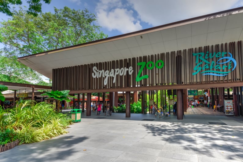 Singapore Zoo entrance