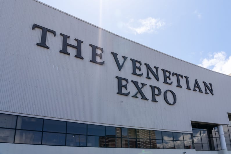 The Venetian Expo sign