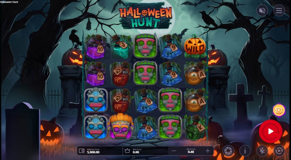 Halloween Hunt slot reels by OneTouch