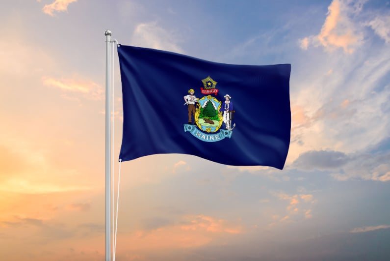 Maine flag