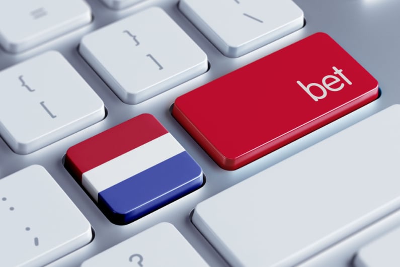 Keyboard with betting button and Dutch flag button