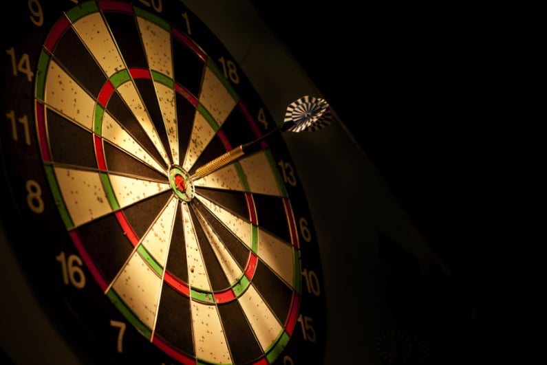 Dart board