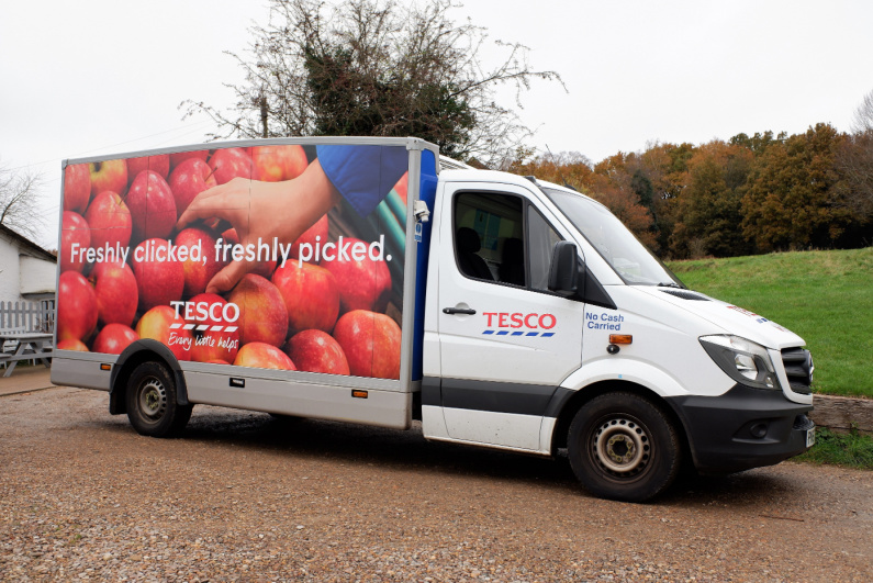 Tesco delivery driver