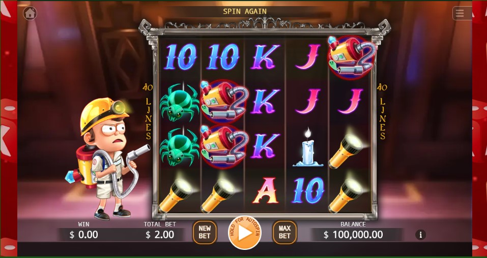 Ghost Hunter slot reels by Ka Gaming