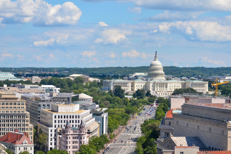 Washington DC skyline