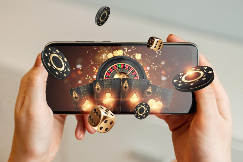 Online casino on a mobile