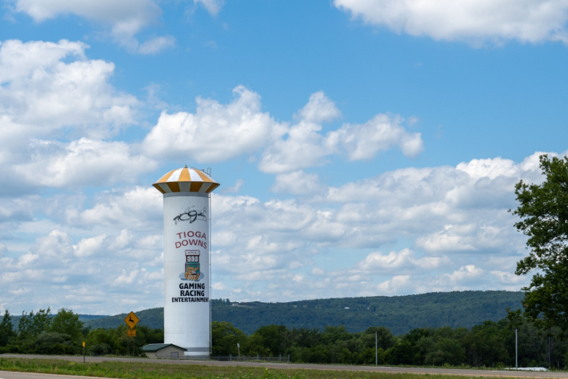 Tioga Downs Silo