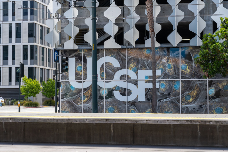 UCSF sign