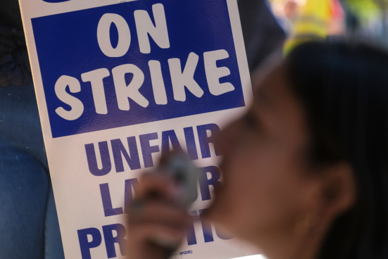 Worker strike