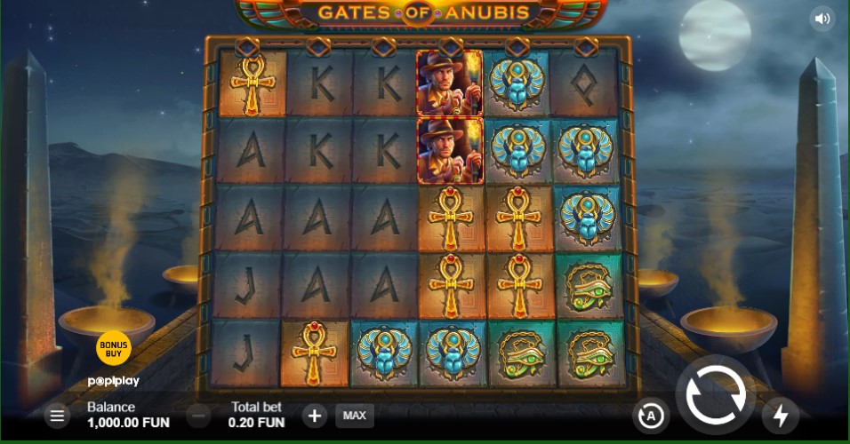 Gates of Anubis slot reels Popiplay - best new online slots of the week