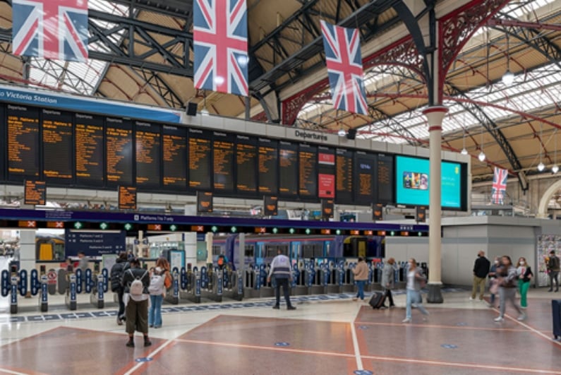 UK train station