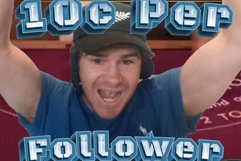 Tim Naki Tim Naki: Betting 10 Cents on Blackjack for Every Follower