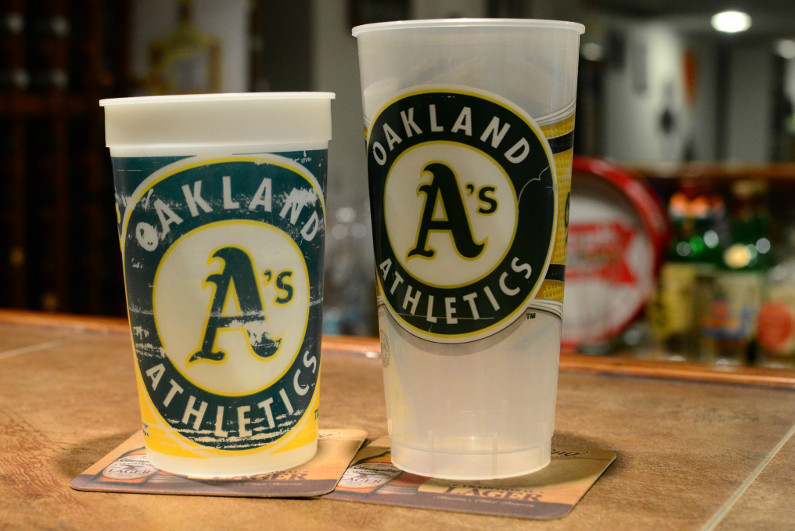 Oakland A's cups