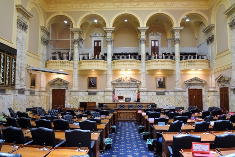 Senate chamber in House