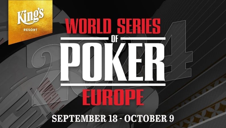 WSOP Europe banner