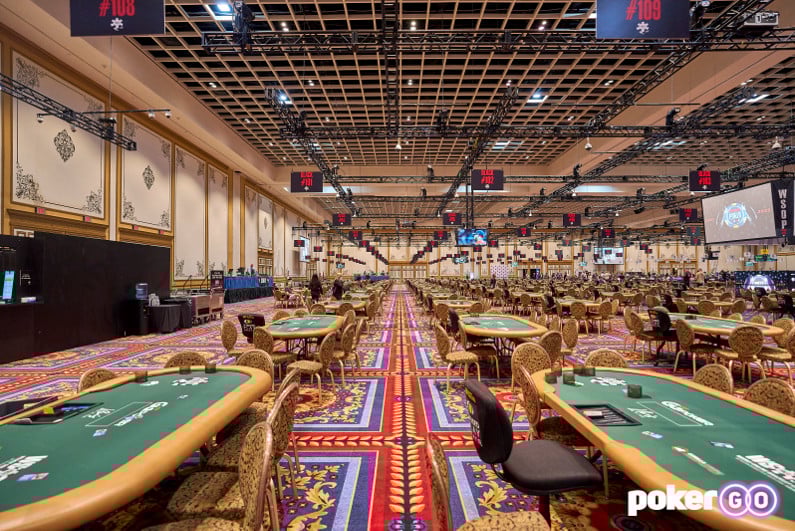 WSOP poker room at Horseshoe Las Vegas