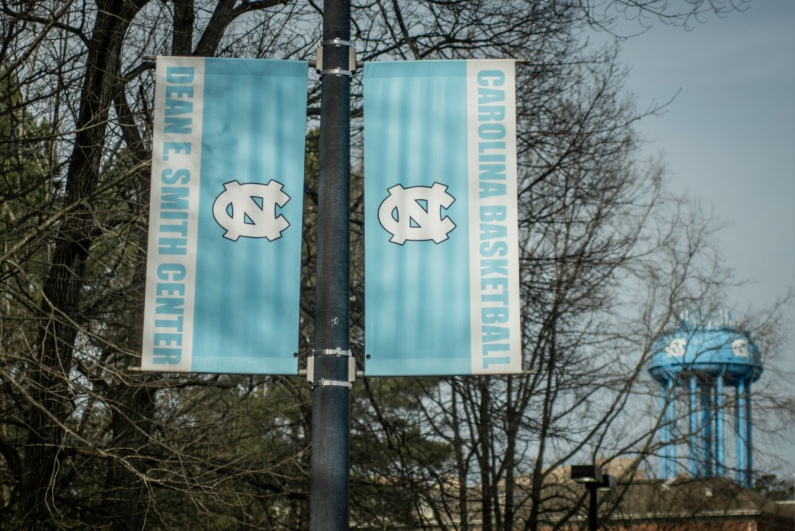 UNC basketball banners