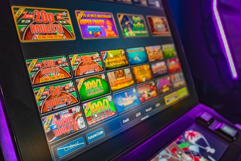 Video gambling machine in the UK