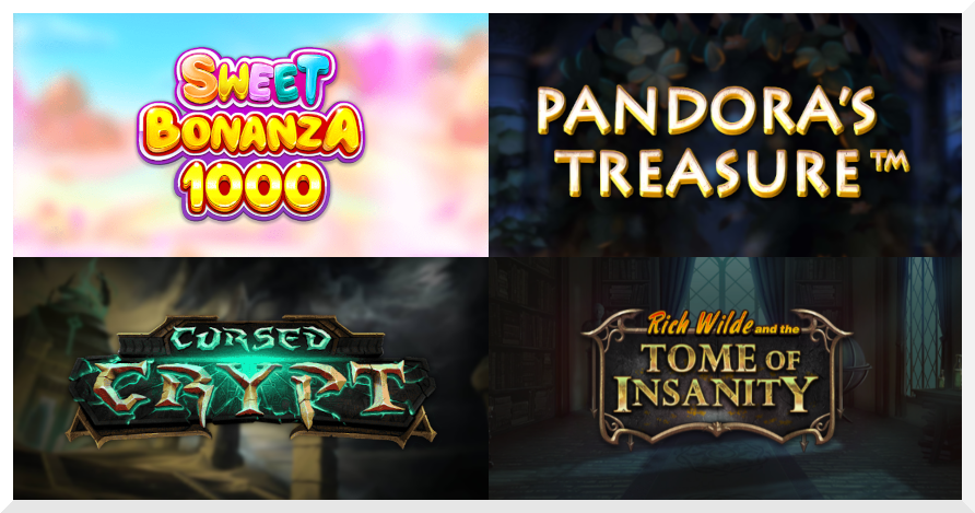 Slots of the Week features image May 10 2024 - best new online slots of the week