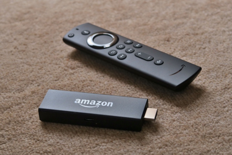 Amazon Fire TV stick and remote