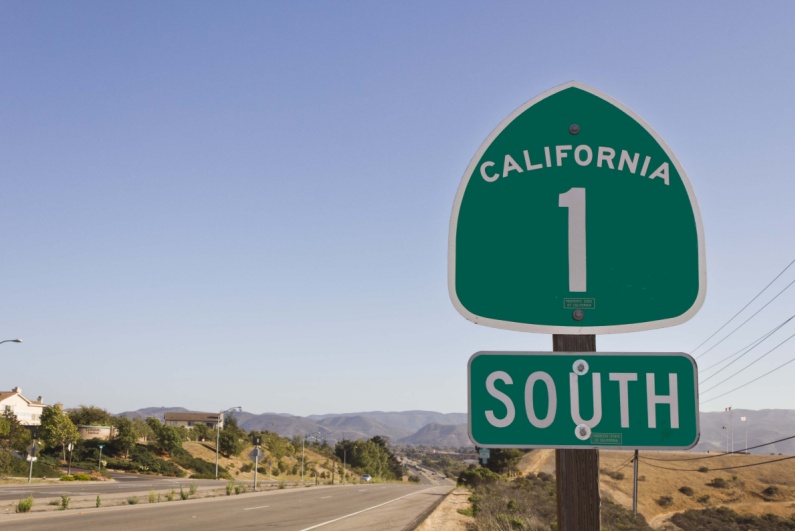 California highway sign