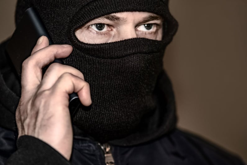 Masked criminal