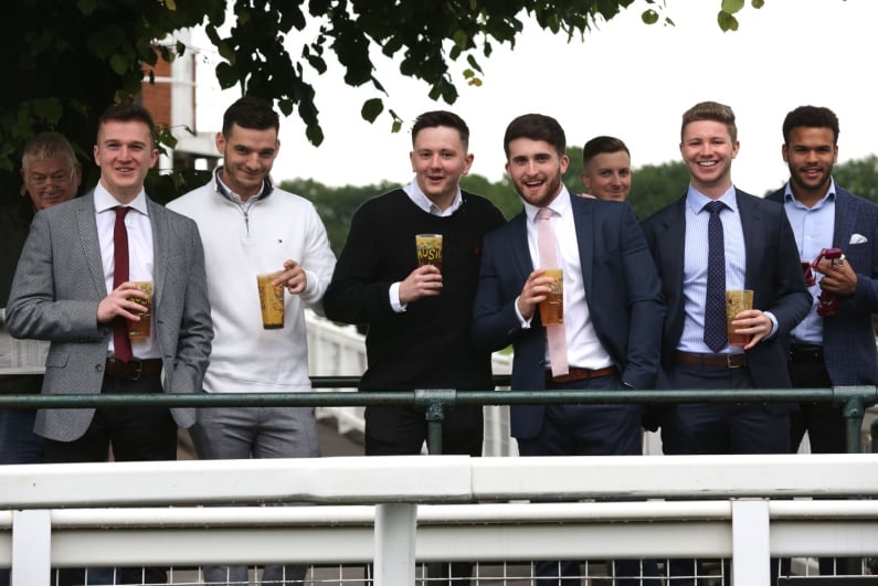 Horse racing fans