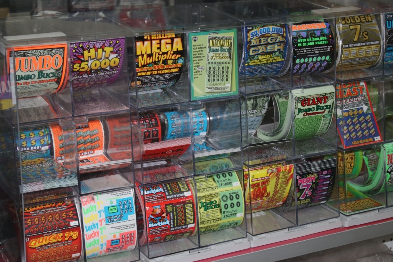 Scratch-off lottery tickets