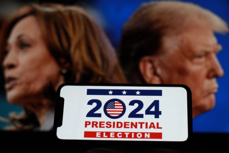 Harris and Trump